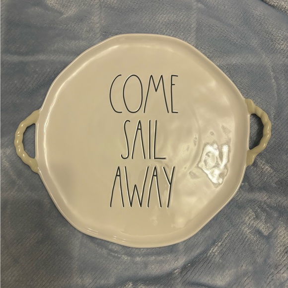 Rae Dunn “Come Sail Away” Platter - Picture 2 of 3